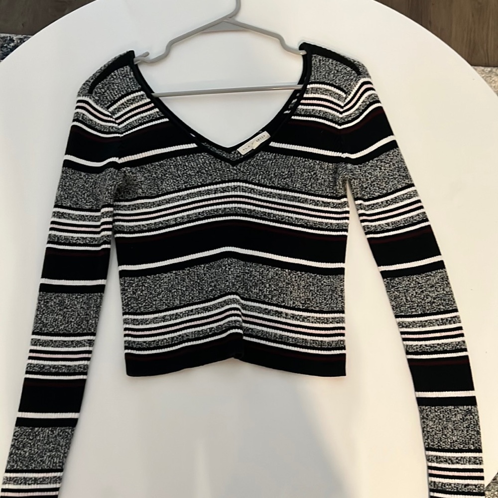 PacSun striped long sleeve sweater